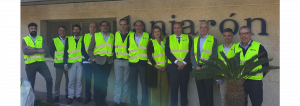Imagen del Comité Ejecutivo de ANEABE en su visita a Lanjarón